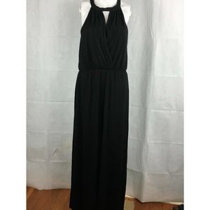 Michael Stars Dress Womens Sz‎ Small  Black Knit Stretch Maxi Sleeveless